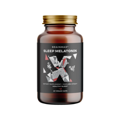 BrainMax Sleep Melatonin, 60 rostlinných kapslí, PegraStore.cz