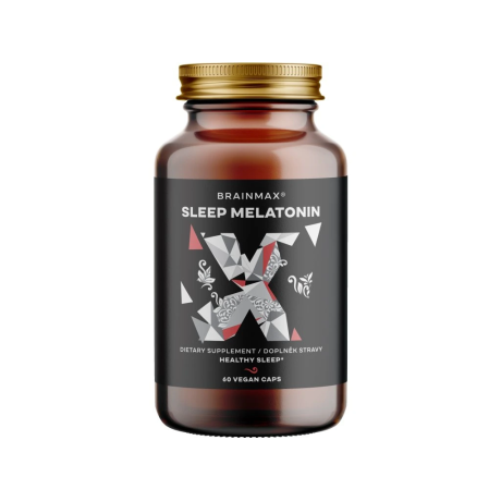 BrainMax Sleep Melatonin, 60 rostlinných kapslí, PegraStore.cz