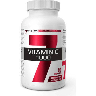 7Nutrition Vitamin C MAX 1000mg 90 kapslí, PegraStore.cz