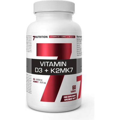7 NUTRITION VITAMIN D3 + K2MK7 60 tab., PegraStore.cz
