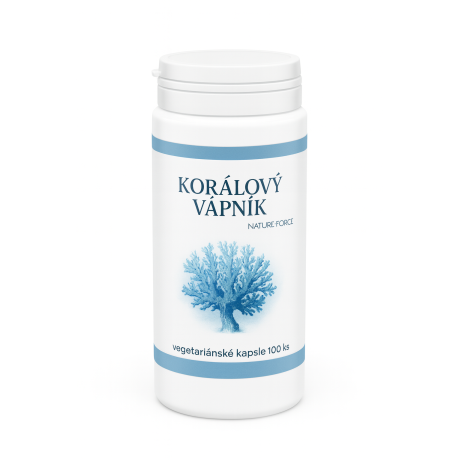 Nature Force Korálový vápník SMP 44 – Vegetariánské kapsle (100 ks), Pegrastore.cz