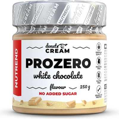 Nutrend DENUTS CREAM Prozero s bílou čokoládou 250 gr, Pegrastore.cz