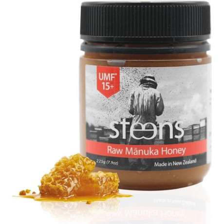 Steens RAW Manuka Honey UMF15+ (515+ MGO) 340g, Pegrastore.cz