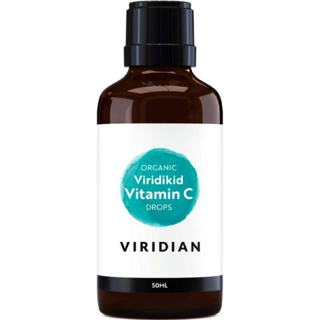 Viridian Viridikid Vitamin C drops 50ml Organic (Vitamín C pro děti), Pegrastore.cz