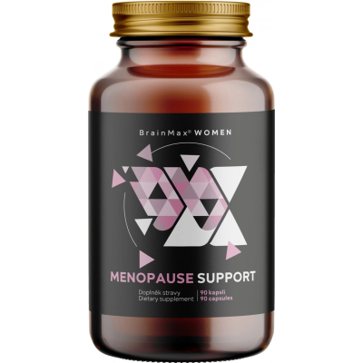 BrainMax Women Menopause Support, podpora při menopauze, 90 rostlinných kapslí, Pegrastore.cz