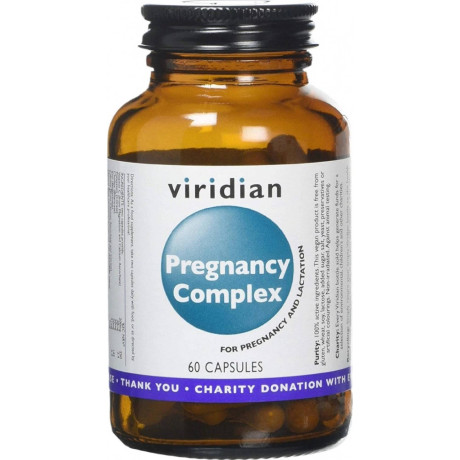 Viridian Pregnancy Complex 60 kapslí (Natural multivitamín pro těhotné), PegraStore.cz