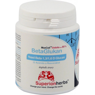 Superionherbs Betaglukan MaxCell 90 cps , Pegrastore.cz