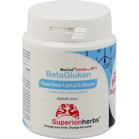 Superionherbs Betaglukan MaxCell 90 cps , Pegrastore.cz