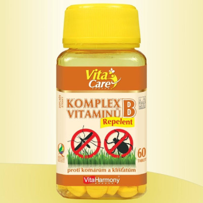VitaHarmony Komplex vitaminů B Repelent 60 tablet , Pegrastore.cz