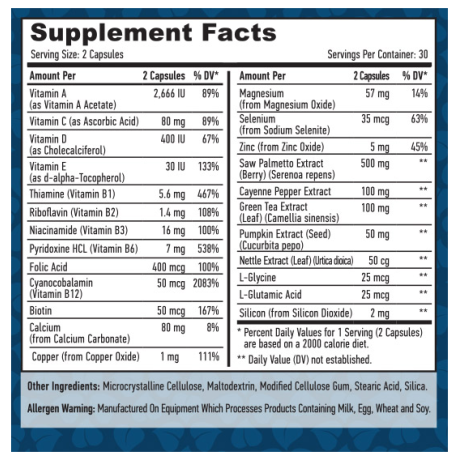 Haya Labs Prostate Health 60 kapslí - Komplexní péče o prostatu