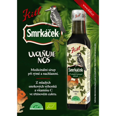 Kitl Smrkáček BIO – sirup z mladých smrkových výhonků , PegraStore.cz