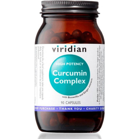 Viridian Kurkumin Complex 90 kapslí , Pegrastrore.cz