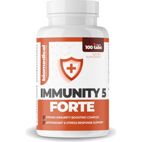 Biomedical Immunity 5 Forte 100 tbl, Pegrastore,cz