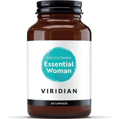 Viridian Essential Woman Multivitamin 60 kapslí (Natural komplex pro ženy), Pegrastore.cz