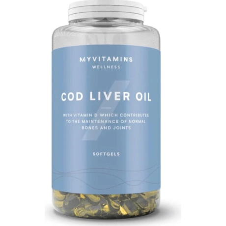 MyProtein Cod Liver Oil – olej z tresčích jater (90 kapslí), Pegrastore.cz