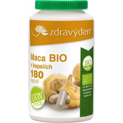 ZdravýDen BIO Maca RAW 180 kapslí, Pegrastore.cz