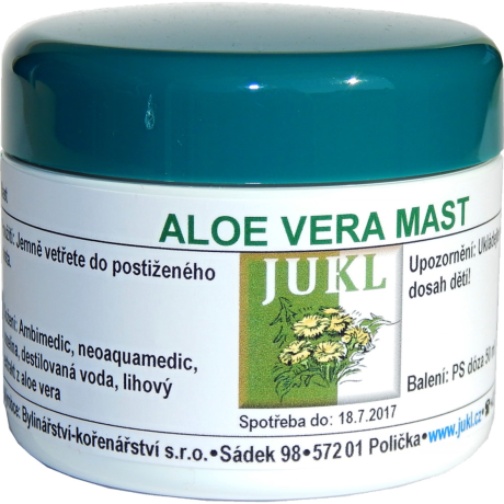 Jukl Aloe vera mast 50 ml, Pegrastore,cz