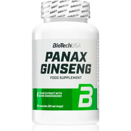 BioTech USA Panax Ginseng kapsle pro psychickou pohodu 60 kapslí, Pegrastore.cz