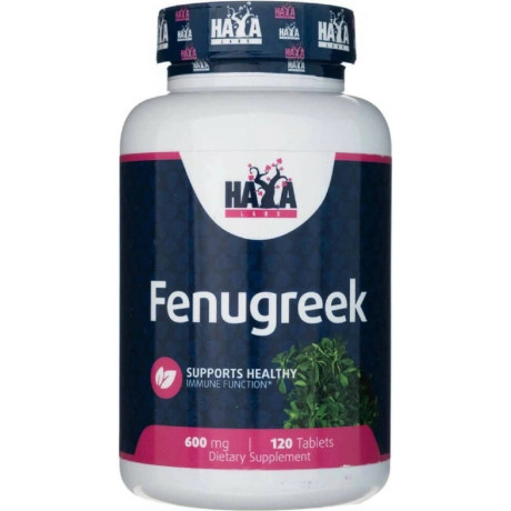 HAYA LABS FENUGREEK 600 MG 120 tbl, Pegrastore.cz
