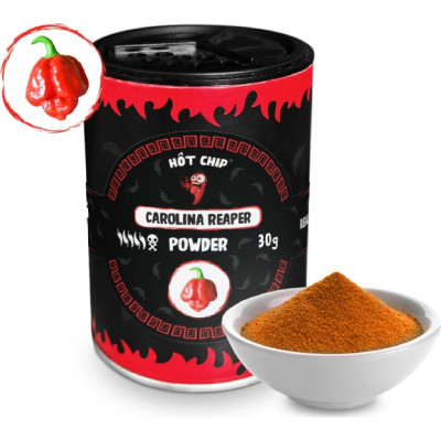 Hot chip CAROLINA REAPER CHILLI PRÁŠEK 30G , Pegrastore.cz