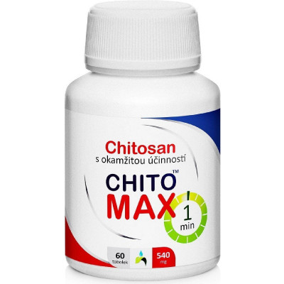 SUPERIONHERBS Chitosan s okamžitým účinkem – Chitomax 60 kapslí, Pegrastore.cz