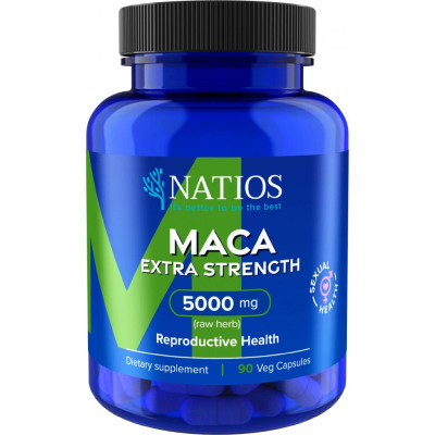 NATIOS Maca Extract 5000 mg 90 kapslí, Pegrastore.cz