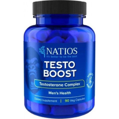 NATIOS TestoBoost, Komplex 11 složek, 90 veganských kapslí, Pegrastore.cz