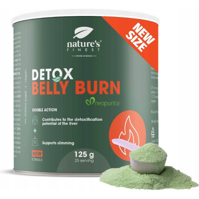 Nature's Finest Detox Belly Burn 125g, Pegrastore.cz