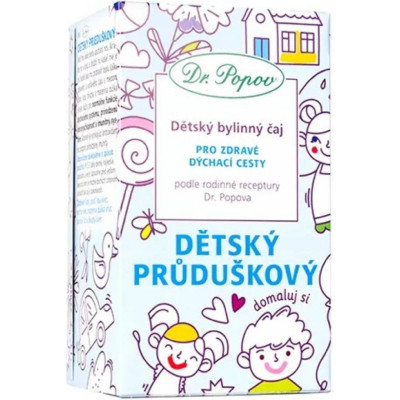 Dr. Popov Dětský průduškový dětský bylinný porcovný 30 g, Pegrastore.cz