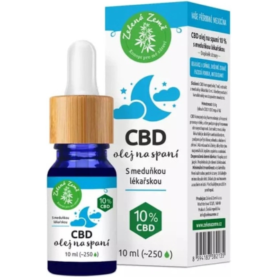 CBD kapky na spaní, 10 ml Zelená zemé, Ppegrastore.cz