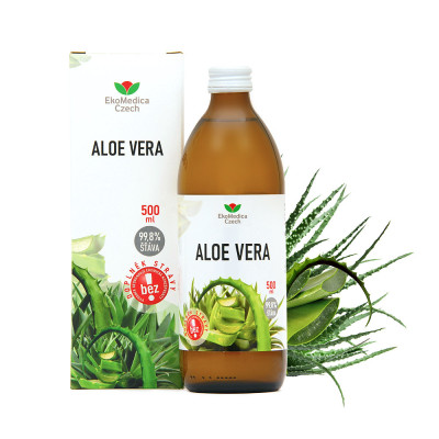 EkoMedica Aloe Vera šťáva 99,8 % (500 ml), Pegrastore.cz