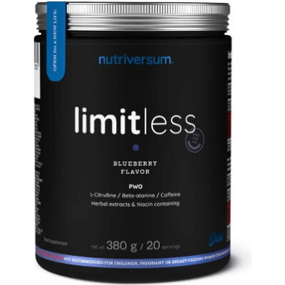 Nutriversum LIMITLESS Pre-Workout, 380 g, Pegrastore.cz