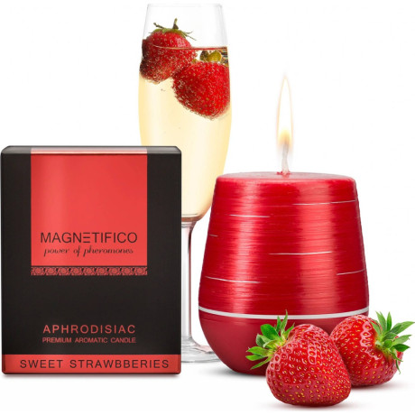 Magnetifico aphrodisiac candle Sweet strawberries, PegraStore.cz