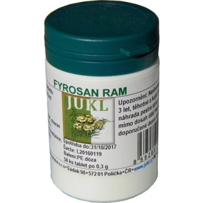 Jukl Fyrosan Ram 50 tbl, podpora mozku, Pegrastore.cz