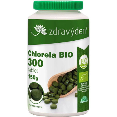 Zdravý den Chlorella BIO 300 tablet, Pegrastore.cz