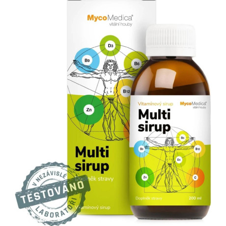 MycoMedica Multi sirup 200 ml, Pegrastore.cz