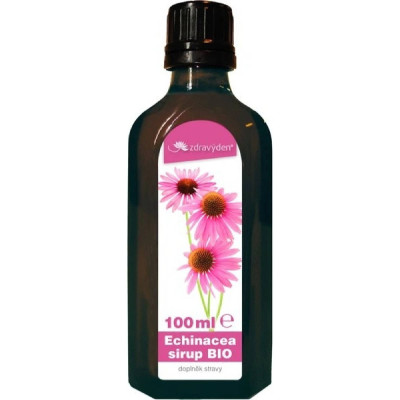 Zdravý den Echinacea sirup BIO 100ml – Přispívá také k normální funkci dýchacího systému. Pegrastore.cz