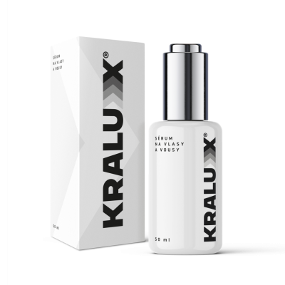 Sérum KRALUX proti vypadávání vlasů a šedivění, 50 ml, Pegrastore.cz