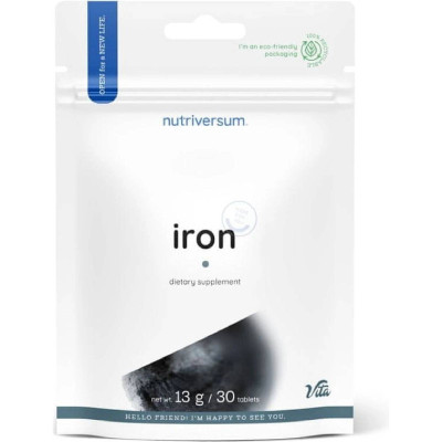 Nutriversum Železo, 30 tablet, Pegrastore.cz