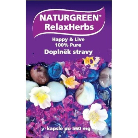 Naturgreen® RelaxHerbs 60 tobolek, Pegrastore.cz