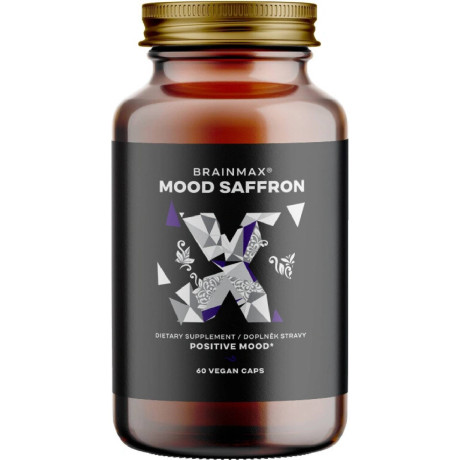 BrainMax Mood Saffron, 60 rostlinných kapslí, Pegrastore.cz