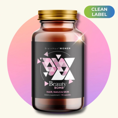 BrainMax Women Beauty Bomb vlasy nehty pleť 90 kapslí, Pegrastore.cz