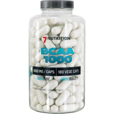 7NutritionBCAA 2:1:1 VEGETARIÁNSKÉ KAPSLE 180 kapslí, Pegrastore.cz