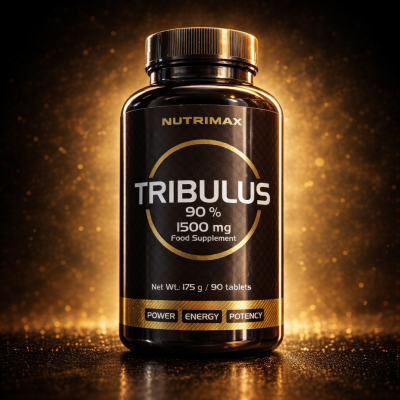 NutriMax Tribulus 1500 mg 90 %, Kotvičník, Extra silný, 90 tablet, Pegrastore.cz