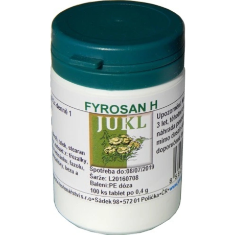 Jukl Fyrosan Šišák Bajkalský 100 tablet, Pegrastore.cz