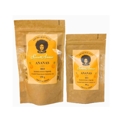 Sweet Annie BIO sušený ananas z Ugandy, Pegrastore.cz