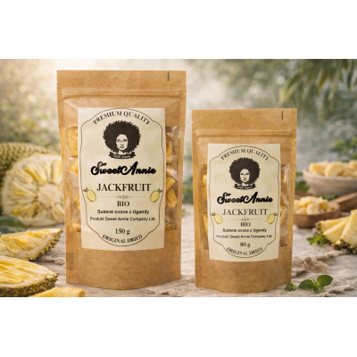 Sweet Annie BIO sušený  jackfruit z Ugandy  - chlebovník, Pegrastore.cz