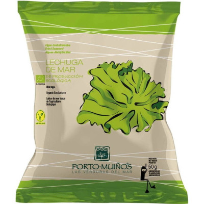Porto-Muiños Mořské řasy Sea Lettuce/Mořský salát BIO 50 g, Pegrastore