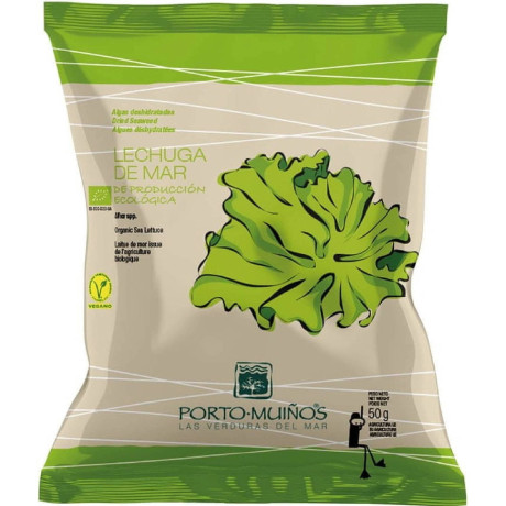 Porto-Muiños Mořské řasy Sea Lettuce/Mořský salát BIO 50 g, Pegrastore