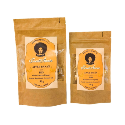 Sweet Annie - BIO sušený apple banán z Ugandy, Pegrastore.cz